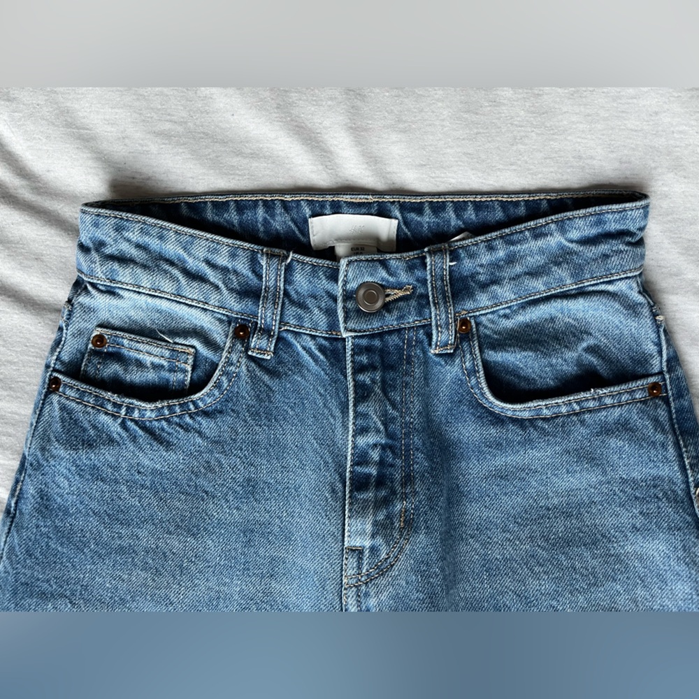 H&M Straight High Split Jeans - Picture 4 of 16